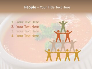 Bowl Soup Ribbed PowerPoint Template
