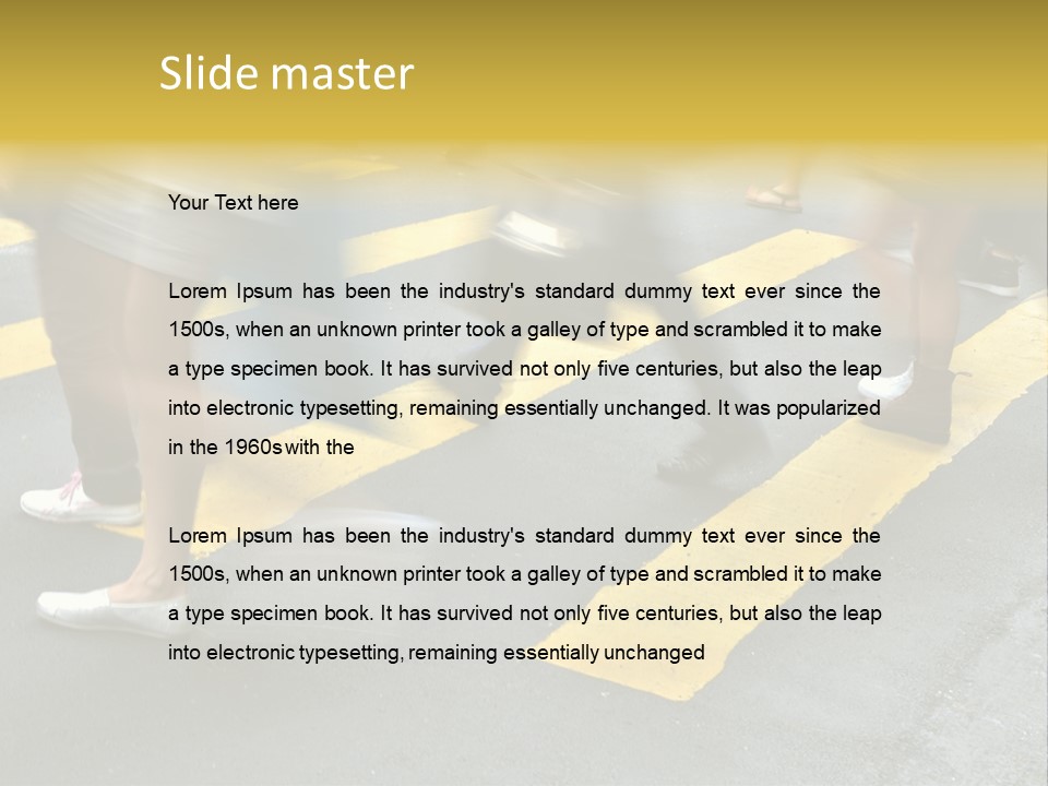 Kong Urban Walk PowerPoint Template