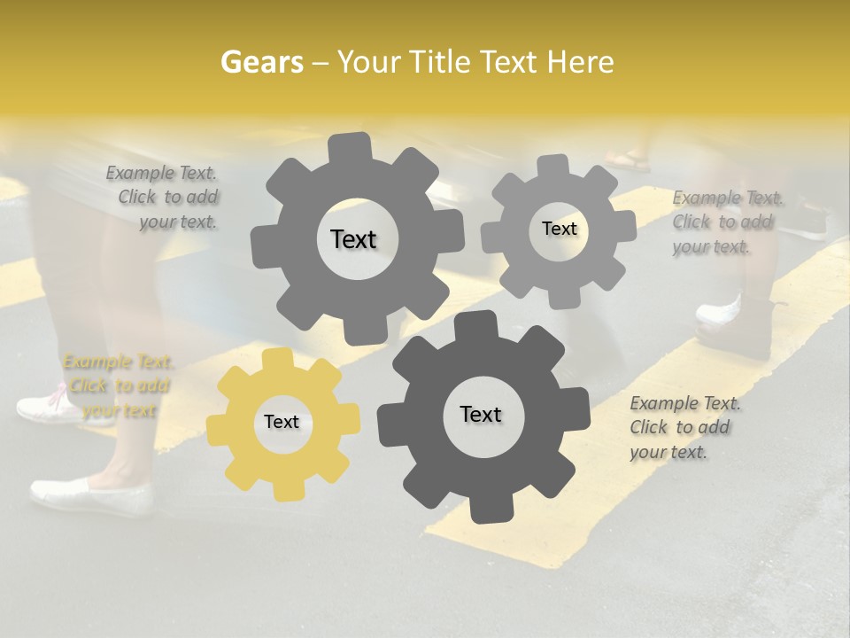 Kong Urban Walk PowerPoint Template