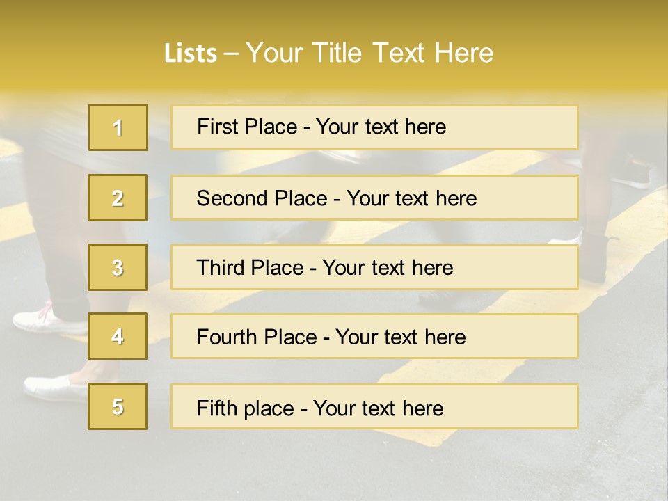 Kong Urban Walk PowerPoint Template