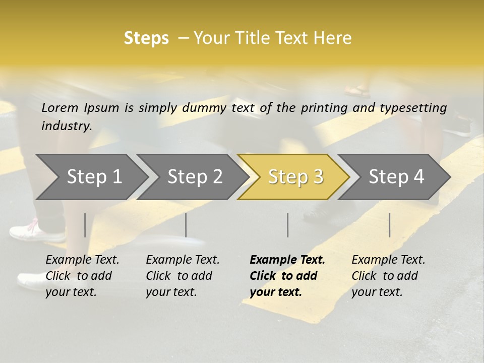 Kong Urban Walk PowerPoint Template