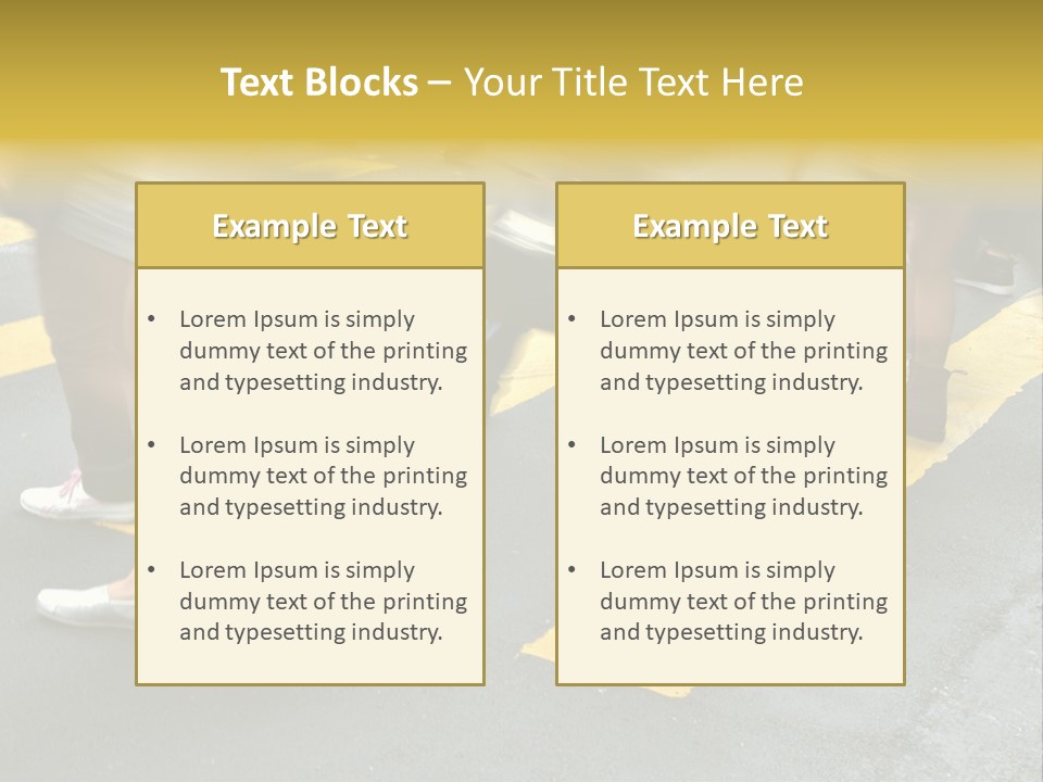 Kong Urban Walk PowerPoint Template