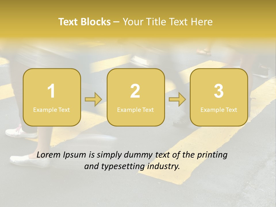 Kong Urban Walk PowerPoint Template