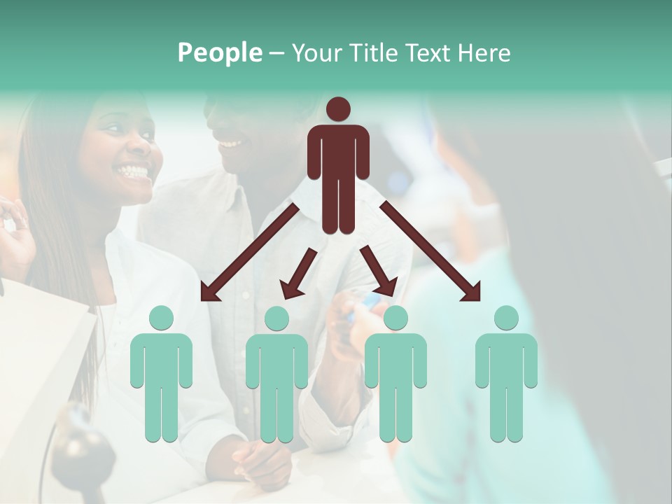 Payment Female Shop PowerPoint Template