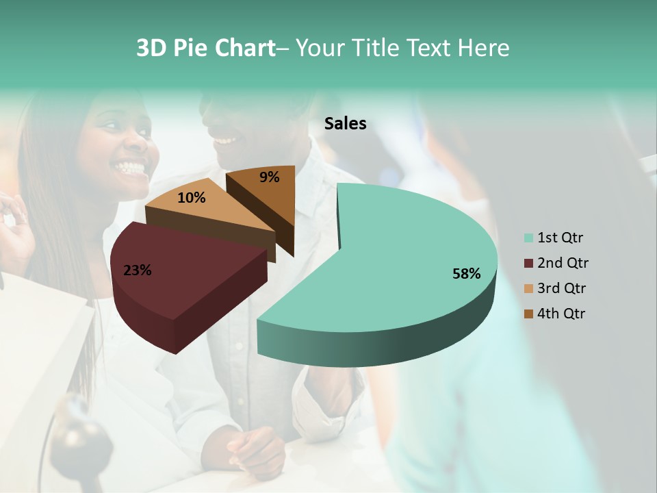 Payment Female Shop PowerPoint Template