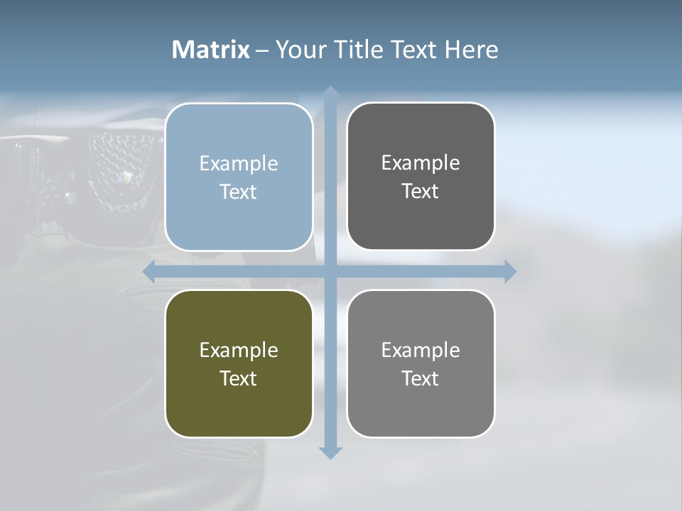 Motor Standing Emergency PowerPoint Template