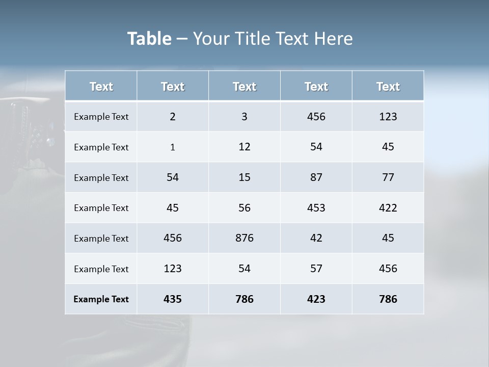 Motor Standing Emergency PowerPoint Template