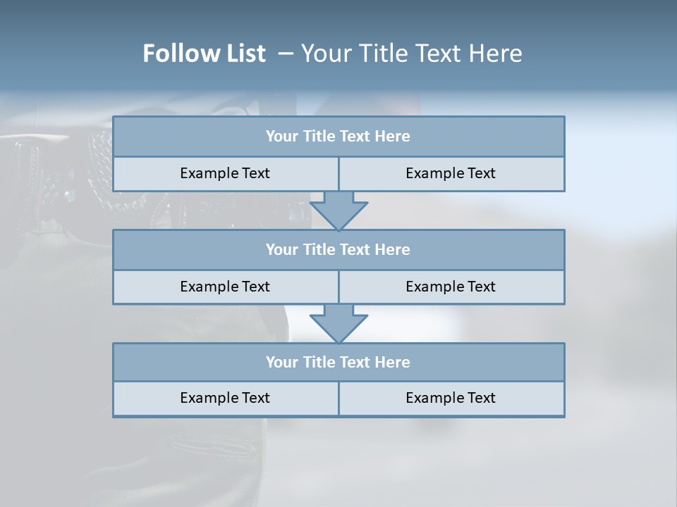 Motor Standing Emergency PowerPoint Template