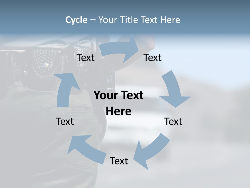 Motor Standing Emergency PowerPoint Template