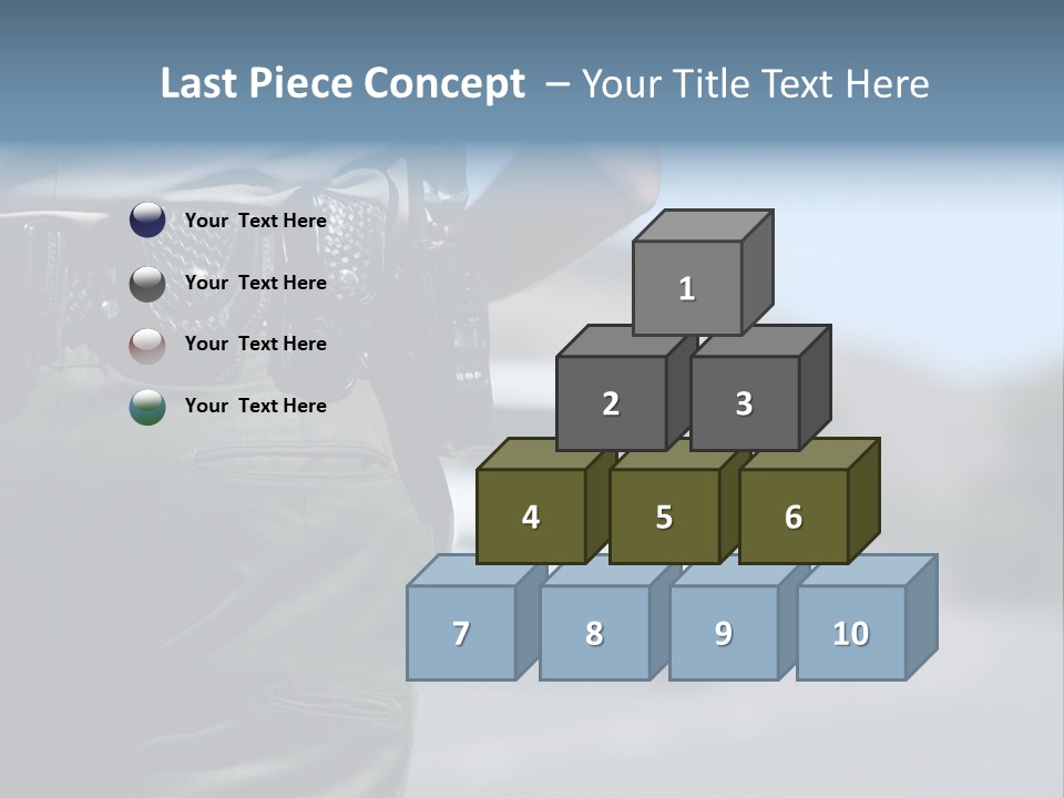 Motor Standing Emergency PowerPoint Template