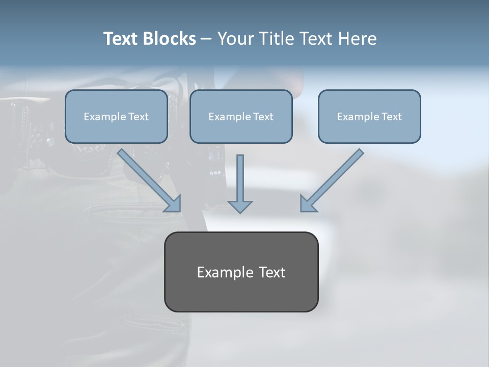 Motor Standing Emergency PowerPoint Template