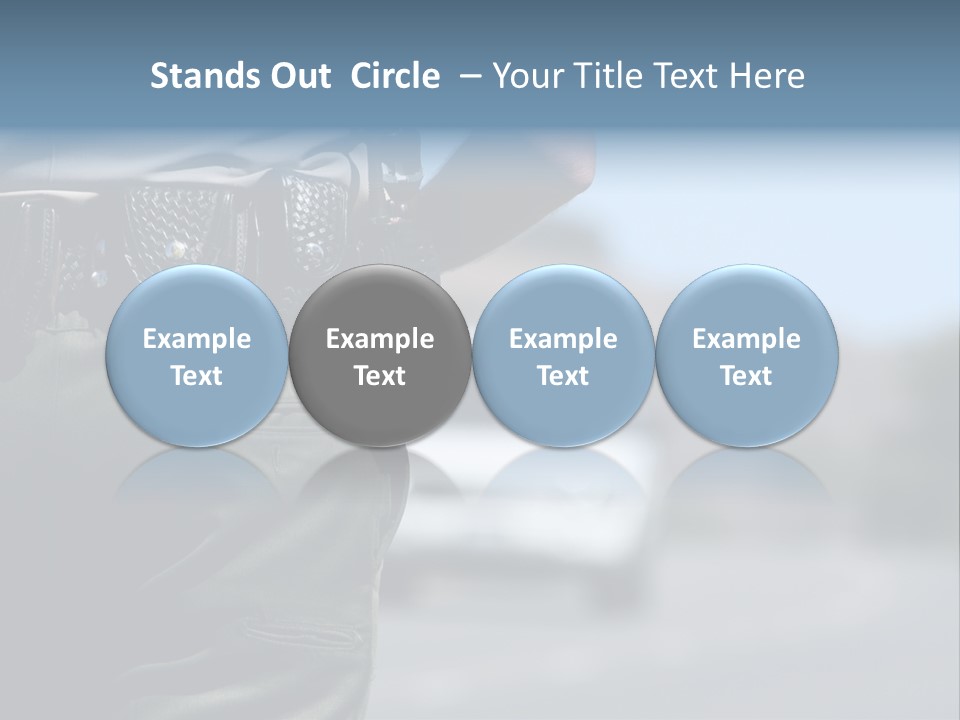 Motor Standing Emergency PowerPoint Template