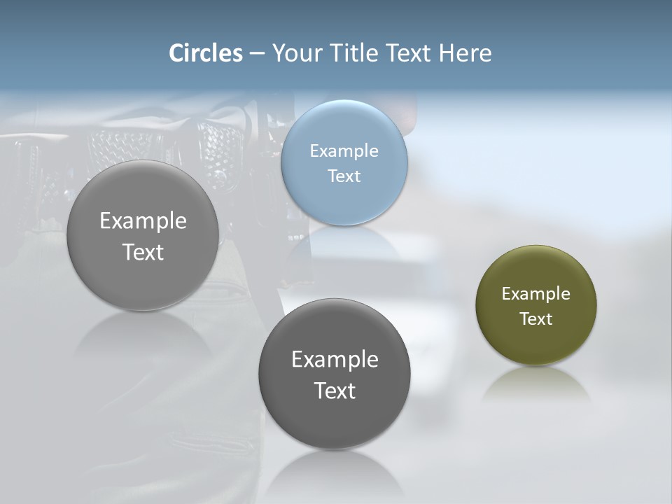 Motor Standing Emergency PowerPoint Template