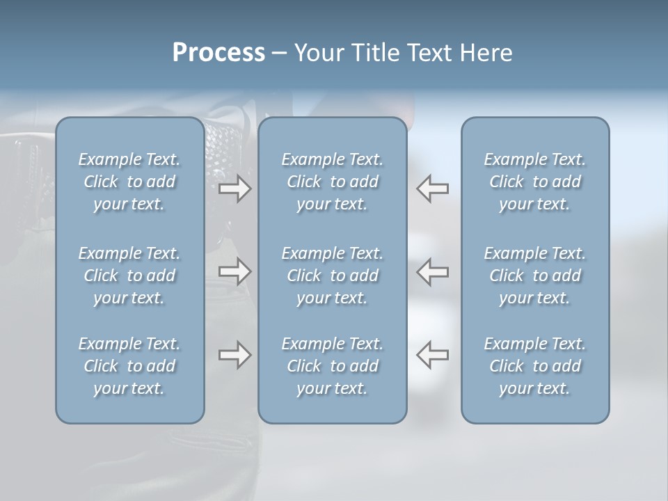 Motor Standing Emergency PowerPoint Template