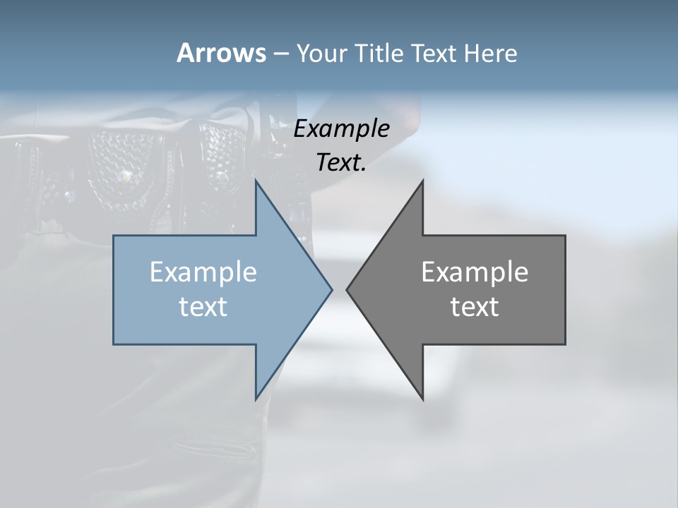 Motor Standing Emergency PowerPoint Template