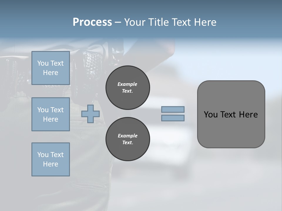 Motor Standing Emergency PowerPoint Template