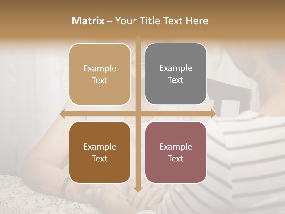 Assistance Smiling Female PowerPoint Template