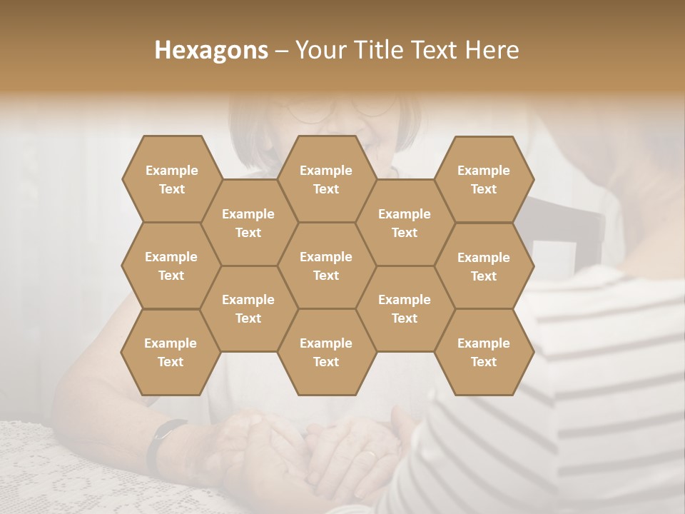 Assistance Smiling Female PowerPoint Template