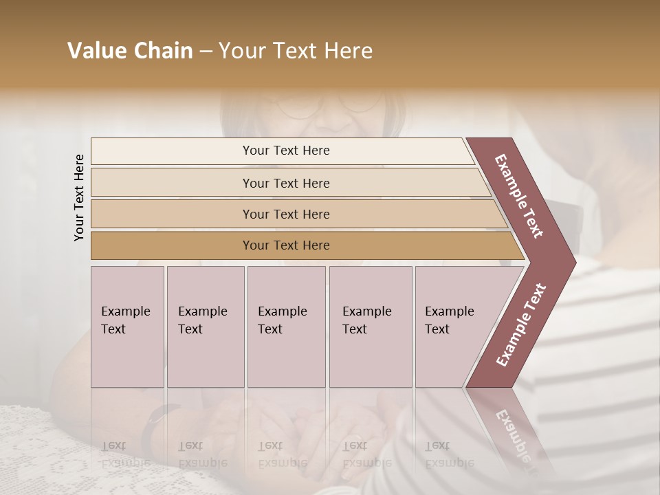 Assistance Smiling Female PowerPoint Template