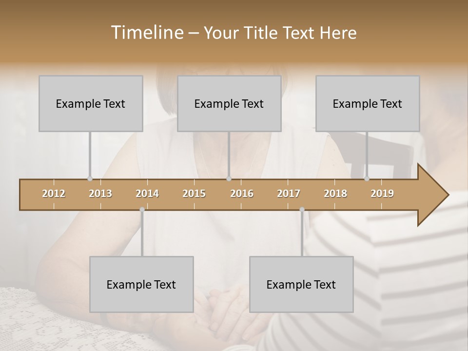 Assistance Smiling Female PowerPoint Template