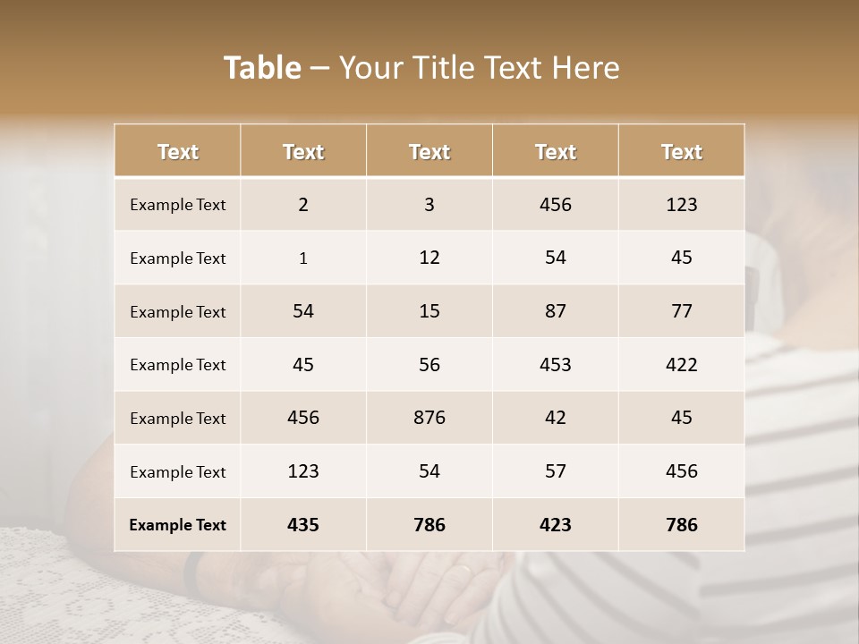 Assistance Smiling Female PowerPoint Template