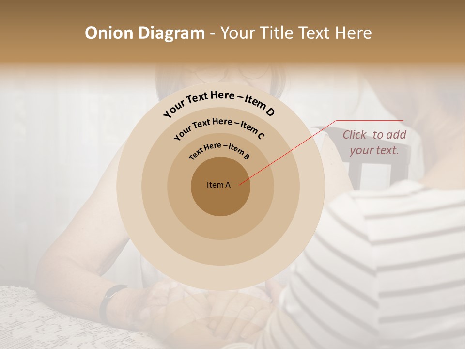 Assistance Smiling Female PowerPoint Template