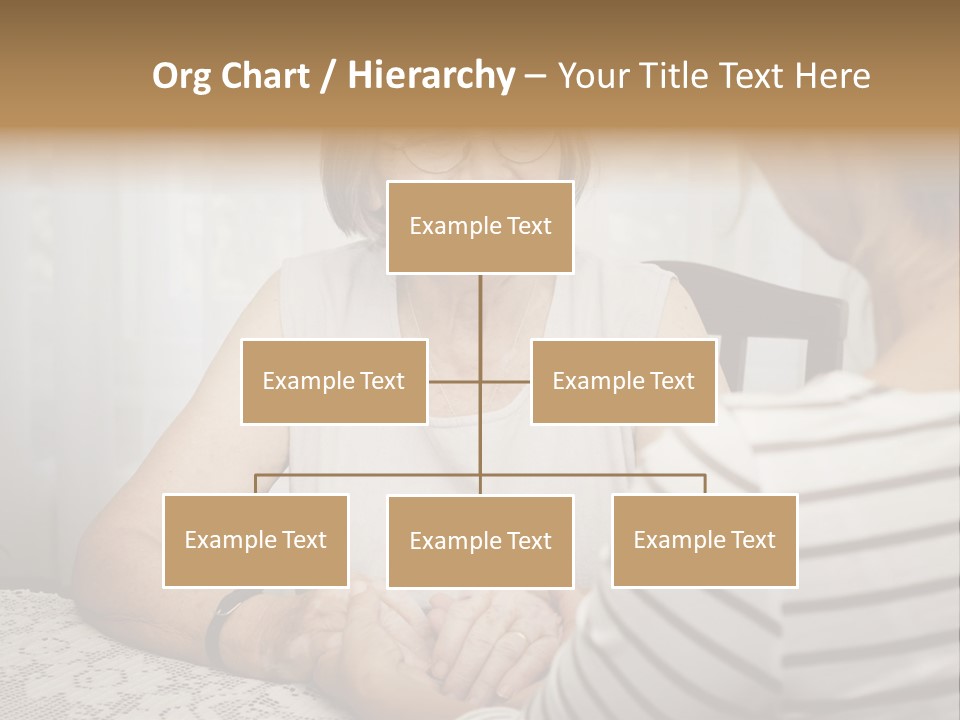 Assistance Smiling Female PowerPoint Template