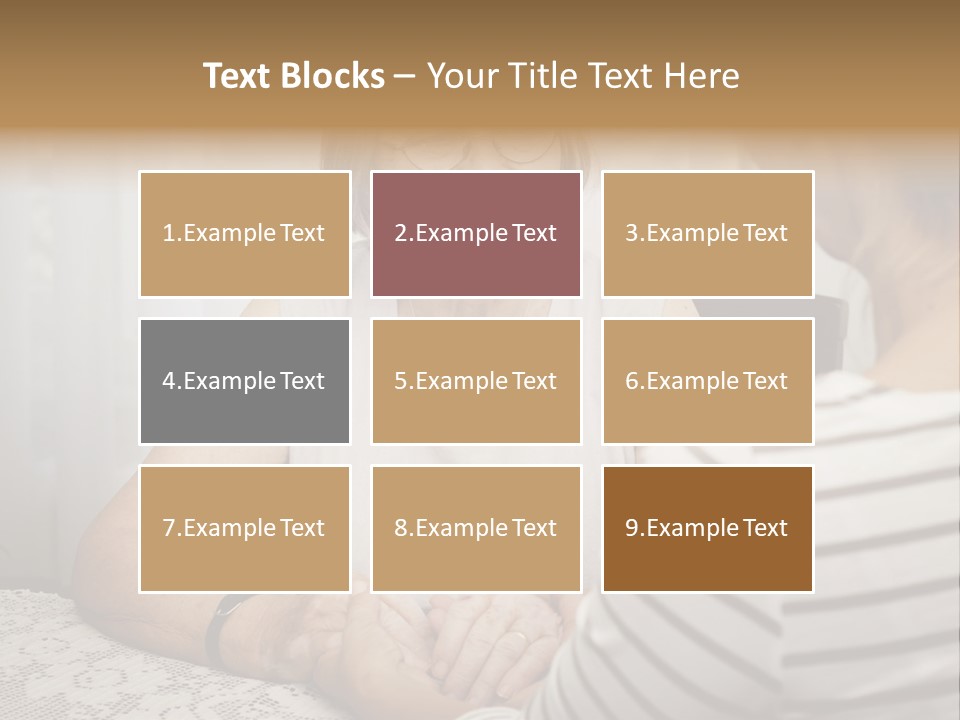 Assistance Smiling Female PowerPoint Template