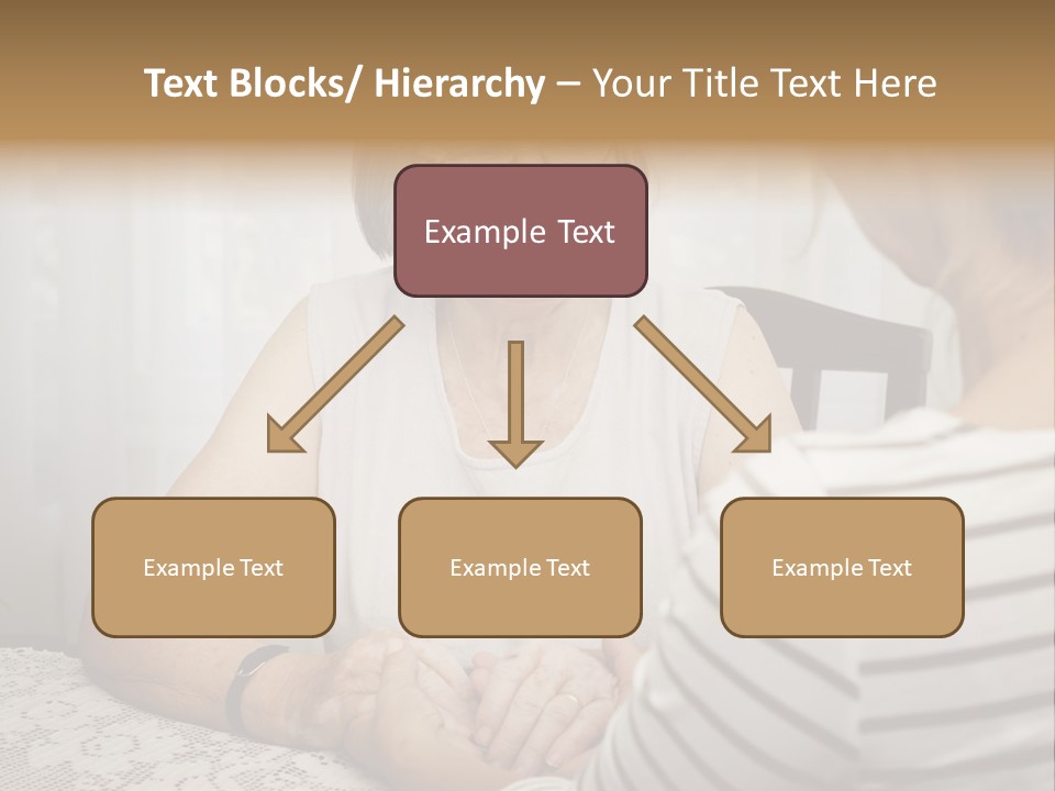 Assistance Smiling Female PowerPoint Template