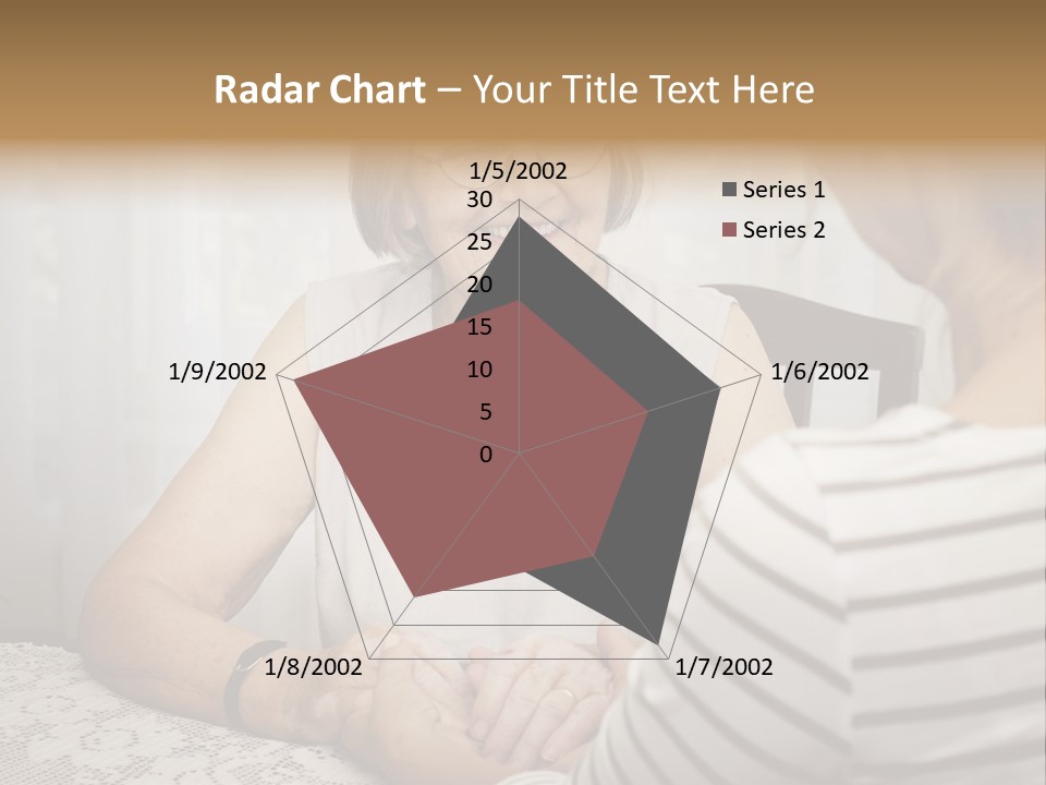 Assistance Smiling Female PowerPoint Template