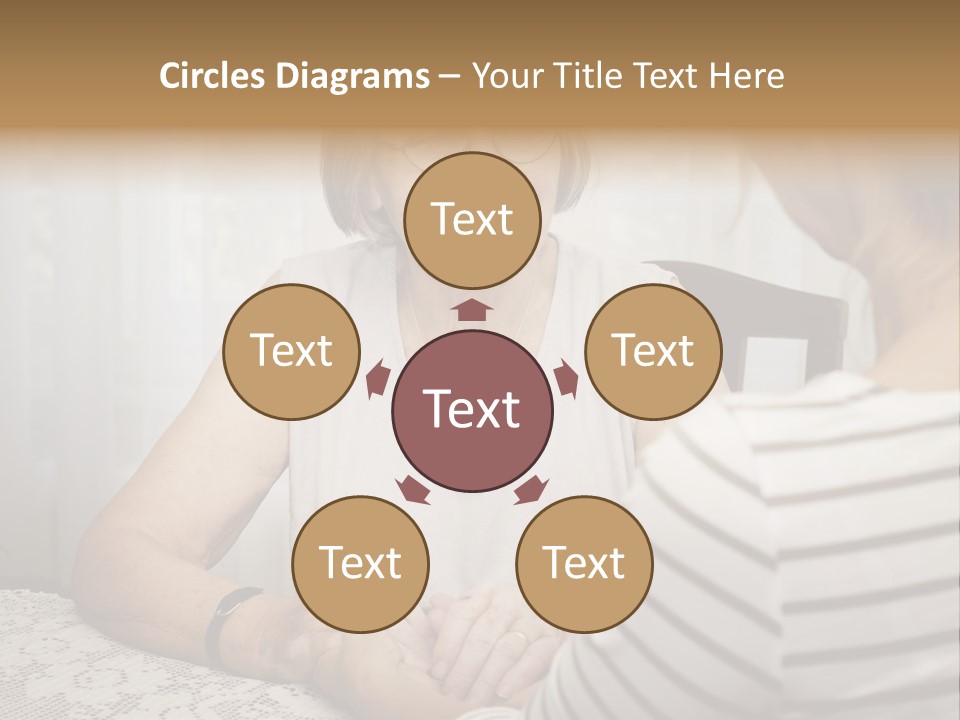 Assistance Smiling Female PowerPoint Template