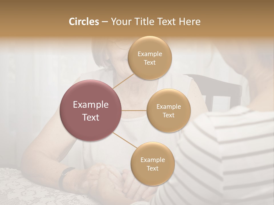 Assistance Smiling Female PowerPoint Template