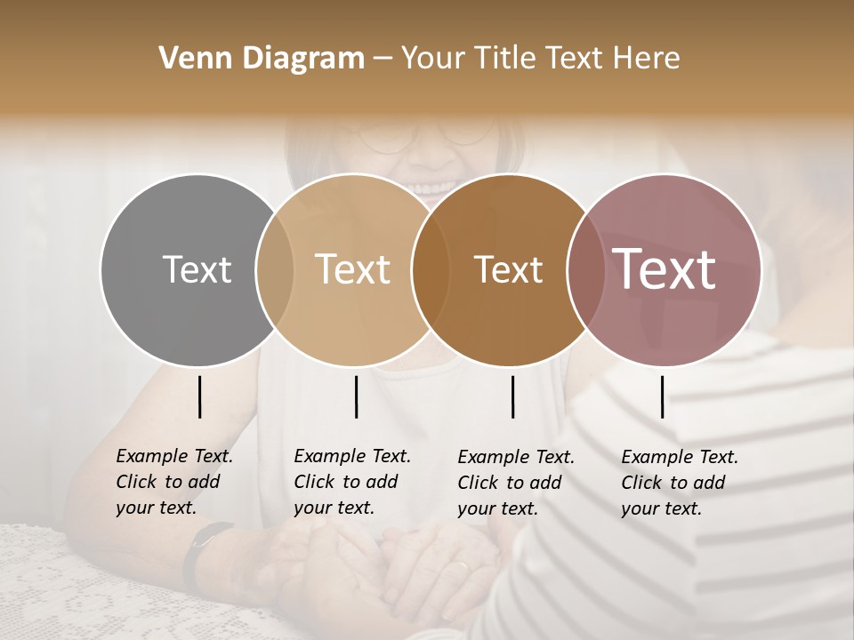 Assistance Smiling Female PowerPoint Template