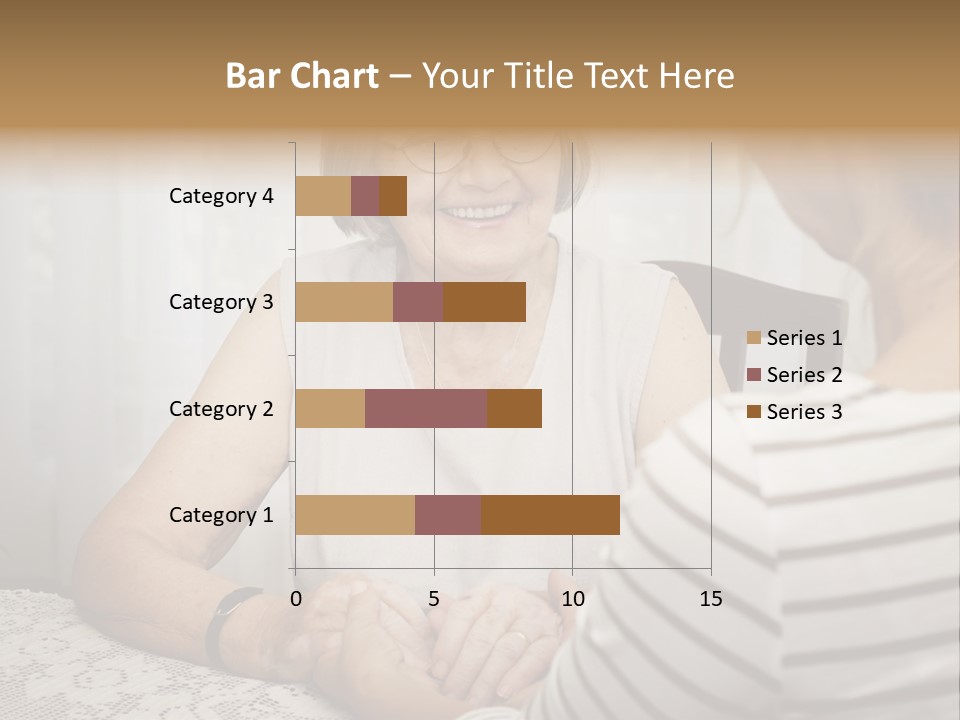 Assistance Smiling Female PowerPoint Template