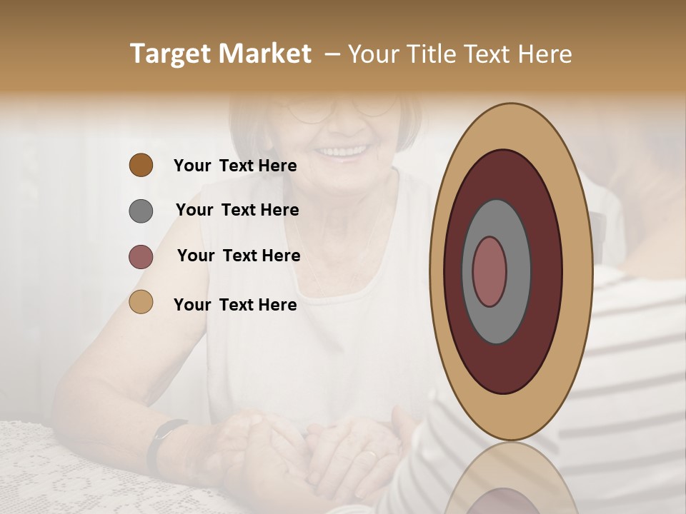 Assistance Smiling Female PowerPoint Template