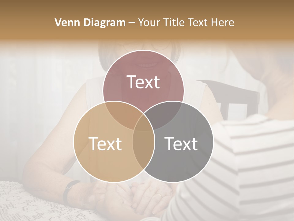 Assistance Smiling Female PowerPoint Template