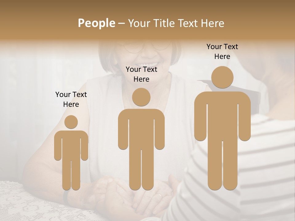 Assistance Smiling Female PowerPoint Template