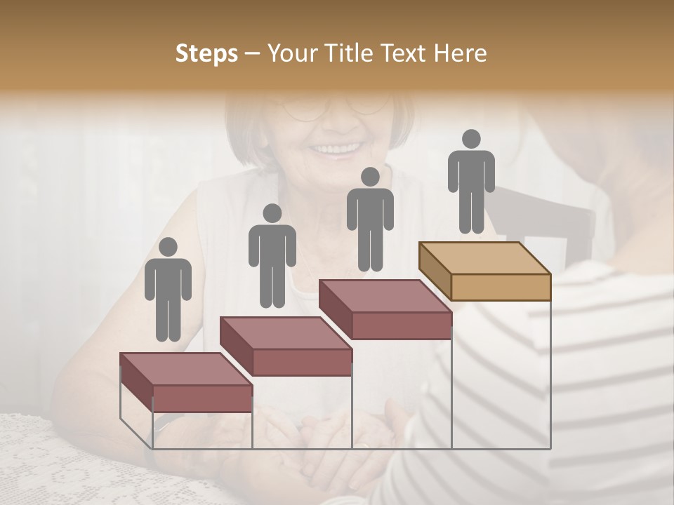 Assistance Smiling Female PowerPoint Template