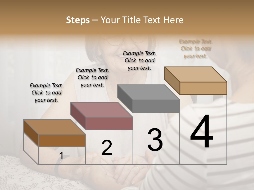 Assistance Smiling Female PowerPoint Template