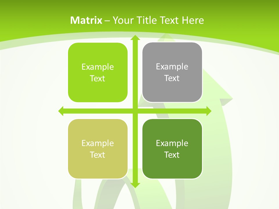 Abstract Direction Twirl PowerPoint Template