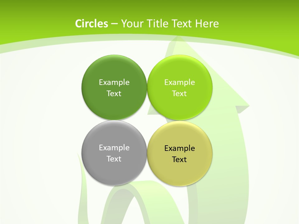 Abstract Direction Twirl PowerPoint Template