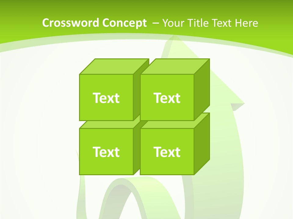 Abstract Direction Twirl PowerPoint Template