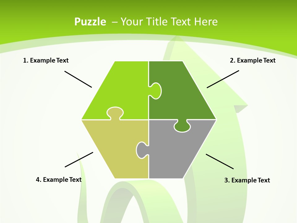 Abstract Direction Twirl PowerPoint Template