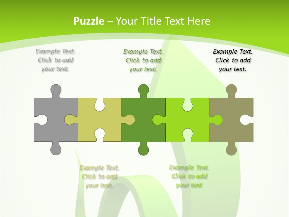 Abstract Direction Twirl PowerPoint Template