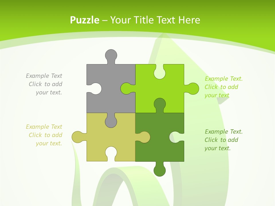 Abstract Direction Twirl PowerPoint Template