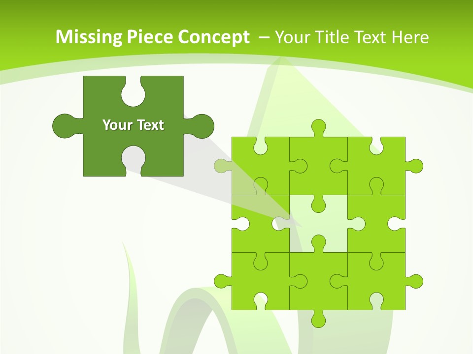 Abstract Direction Twirl PowerPoint Template