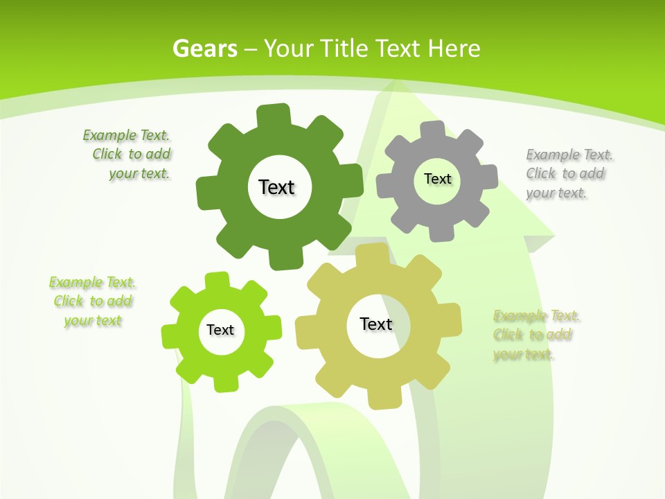 Abstract Direction Twirl PowerPoint Template