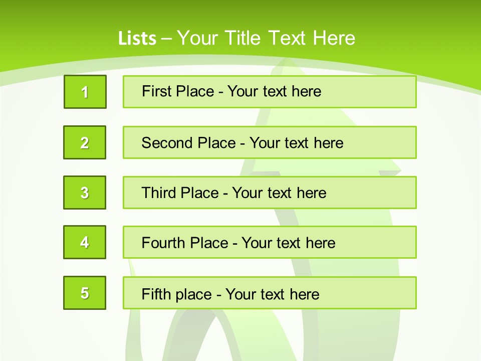 Abstract Direction Twirl PowerPoint Template