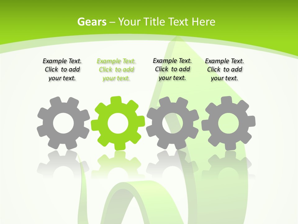 Abstract Direction Twirl PowerPoint Template