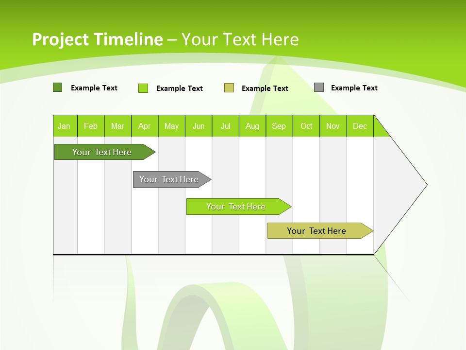 Abstract Direction Twirl PowerPoint Template